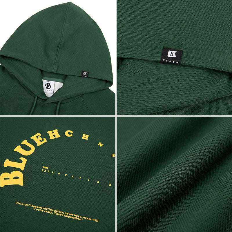 Men Pullover Hoodie Spring Sweater Men's Loose All-Match Casual