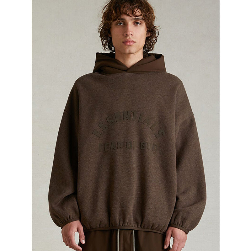 Fog Essentials Hoodie Fleece Loose Hooded Sweater