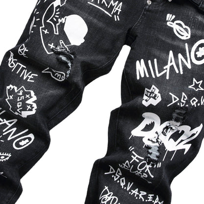 DSQ2 Jeans Stretch Ripped Slim Fit Jeans