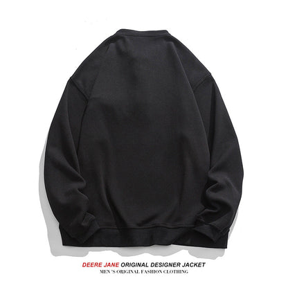 Men Pullover Hoodie Spring Sweater Men's Loose All-Match Casual