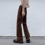 Men Jeans Autumn Skinny Jeans Straight Loose-Fitting Wide-Leg Trousers