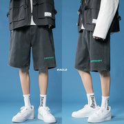 Men Jeans Shorts Loose Casual Shorts