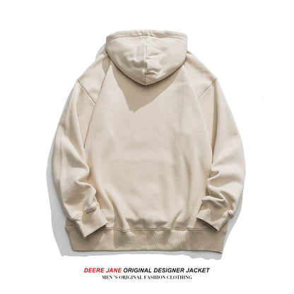 Men Pullover Hoodie Spring Sweater Men's Loose Casual Casual Student Coat