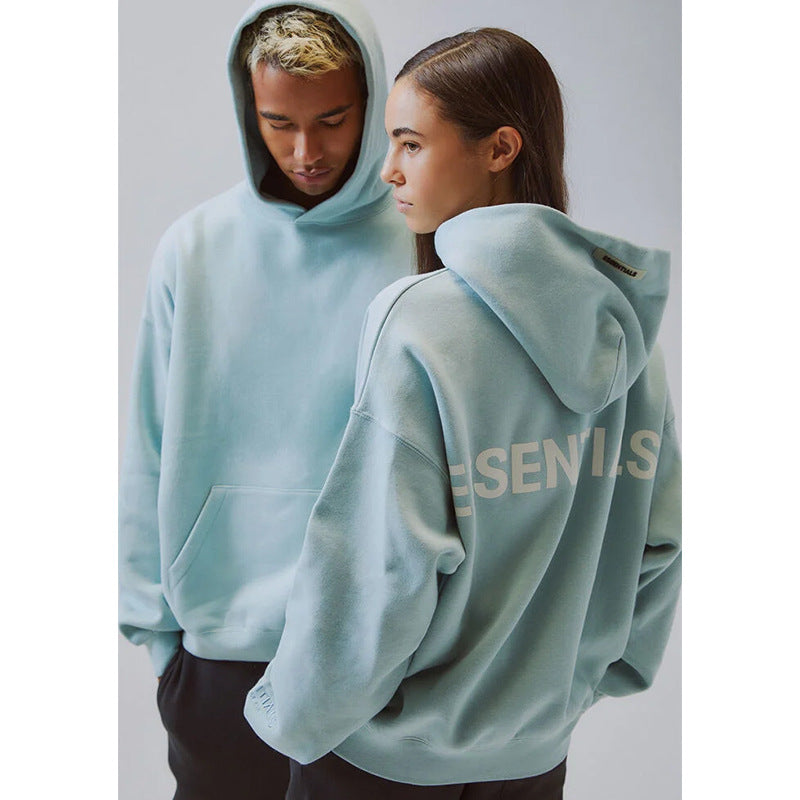 Fog Essentials Hoodie Unisex Loose Fleece Hooded Sweater Couple