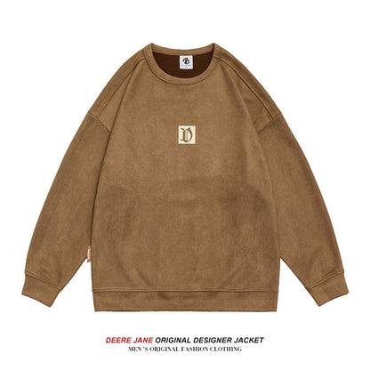 Men Pullover Hoodie Spring Sweater Men's Loose Street All-Match Fashion Top