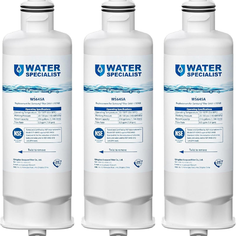 Square Refrigerator Hard Water Home Filter