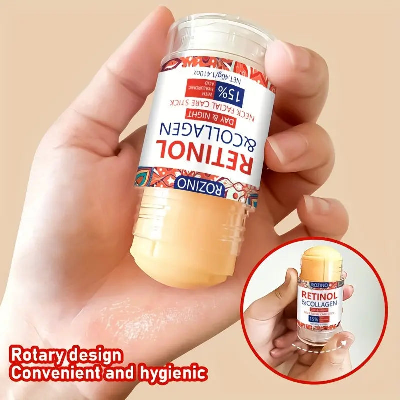 ROZINO Retinol & Collagen Neck Firming Stick - Anti-Aging DÃ©colletÃ© Cream