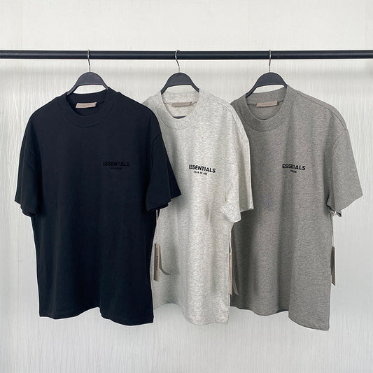 Fog Essentials T shirt Flocking Logo Loose Sweater
