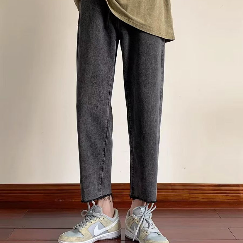 Men Jeans Straight Jeans