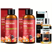 Batana Oil Shampoo & Conditioner Set - Hair Growth & Thickening for Women & Men