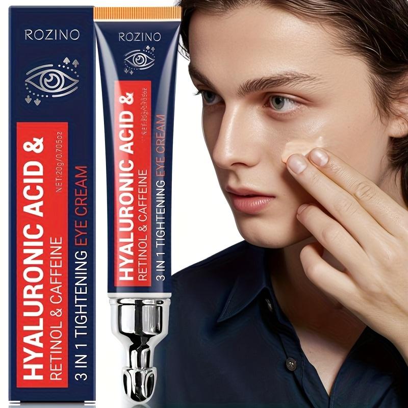 ROZINO 6% Caffeine Eye Cream with 1% Retinol & Hyaluronic Acid for Dark Circles & Wrinkles, 0.71 fl oz