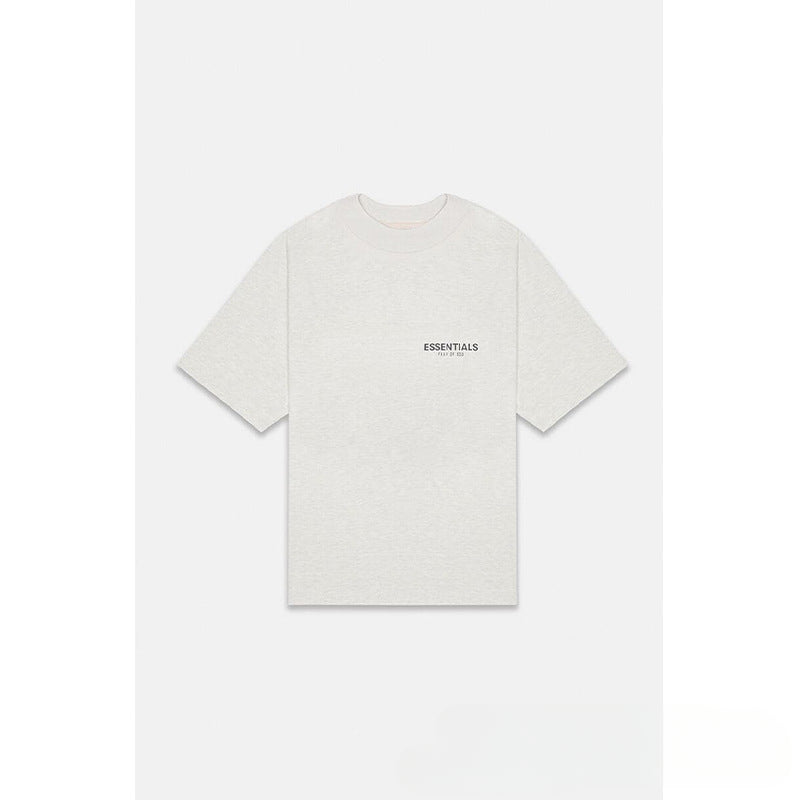 Fog Essentials T shirt Flocking Logo Loose Sweater