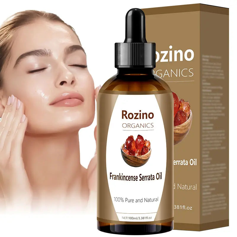 RozinoORGANICS Frankincense Jojoba Oil - 4 fl oz, Cold-Pressed, Unrefined