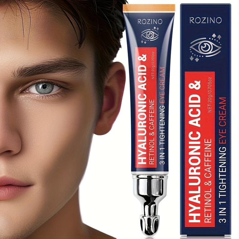 ROZINO 6% Caffeine Eye Cream with 1% Retinol & Hyaluronic Acid for Dark Circles & Wrinkles, 0.71 fl oz
