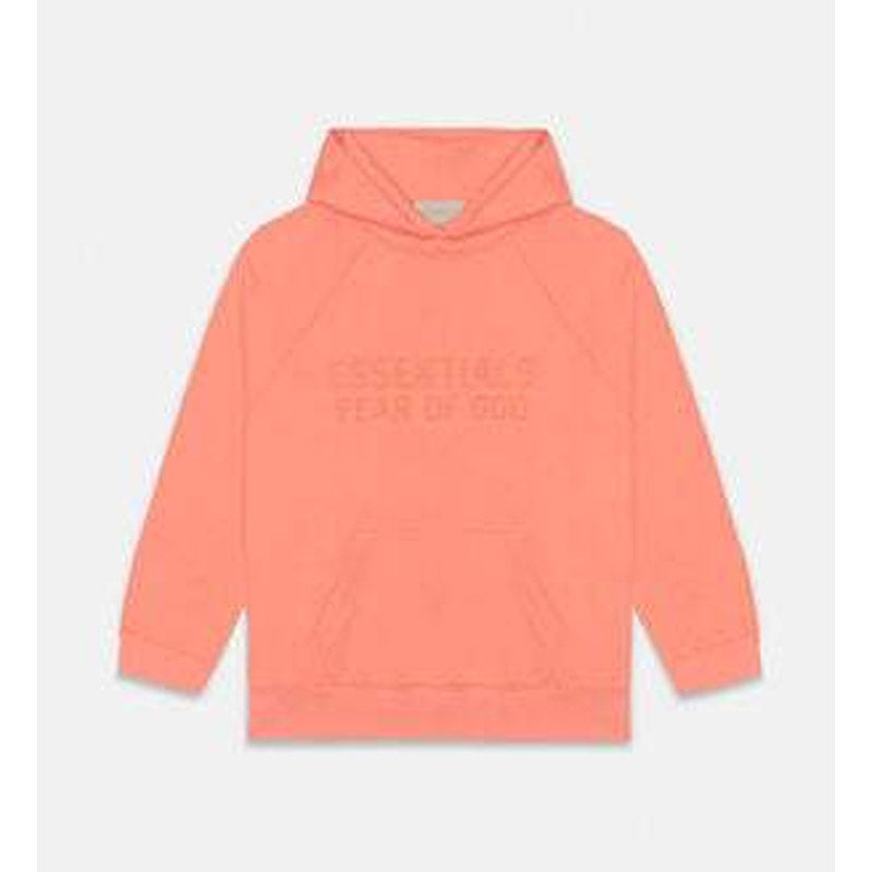 Fog Essentials Hoodie Unisex Flocking Logo Loose Hooded Sweater
