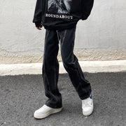 Men Jeans Vintage Jeans Straight Loose Pants