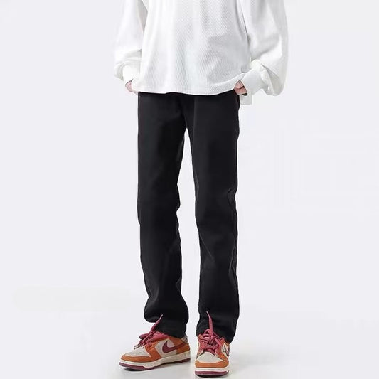 Men Jeans Summer Loose Straight Slim Casual Trousers