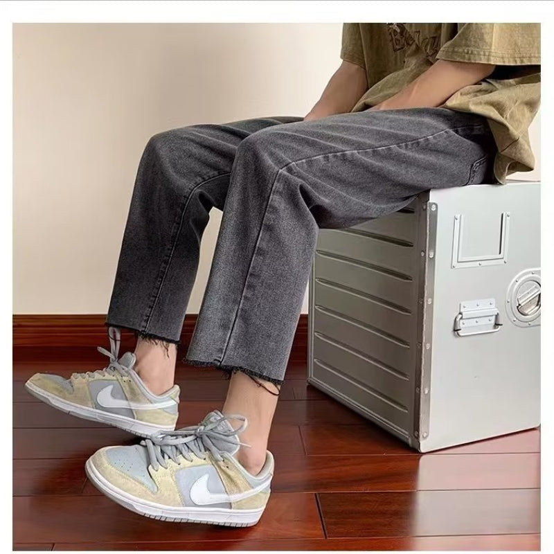 Men Jeans Straight Jeans