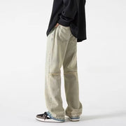 Men Jeans Hiphop Baggy Straight Trousers