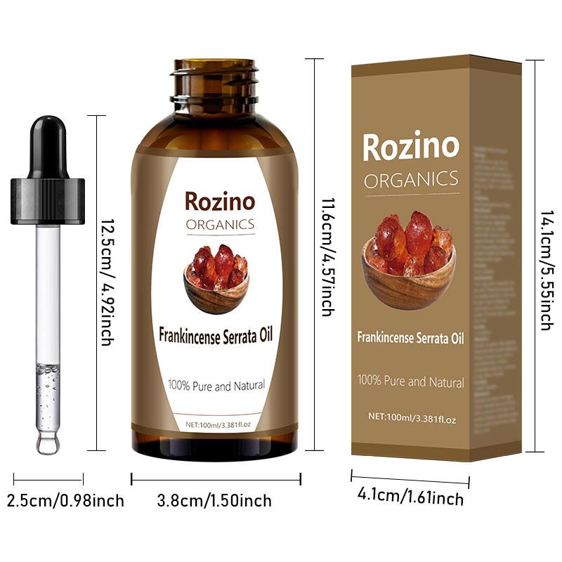 RozinoORGANICS Frankincense Jojoba Oil - 4 fl oz, Cold-Pressed, Unrefined