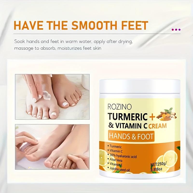 ROZINO Turmeric Firming Cream for Face, Neck, Hands & Feet - 1.69 oz