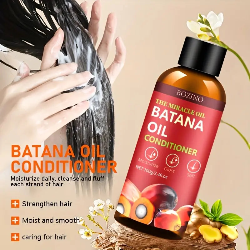 Batana Oil Shampoo & Conditioner Set - Hair Growth & Thickening for Women & Men