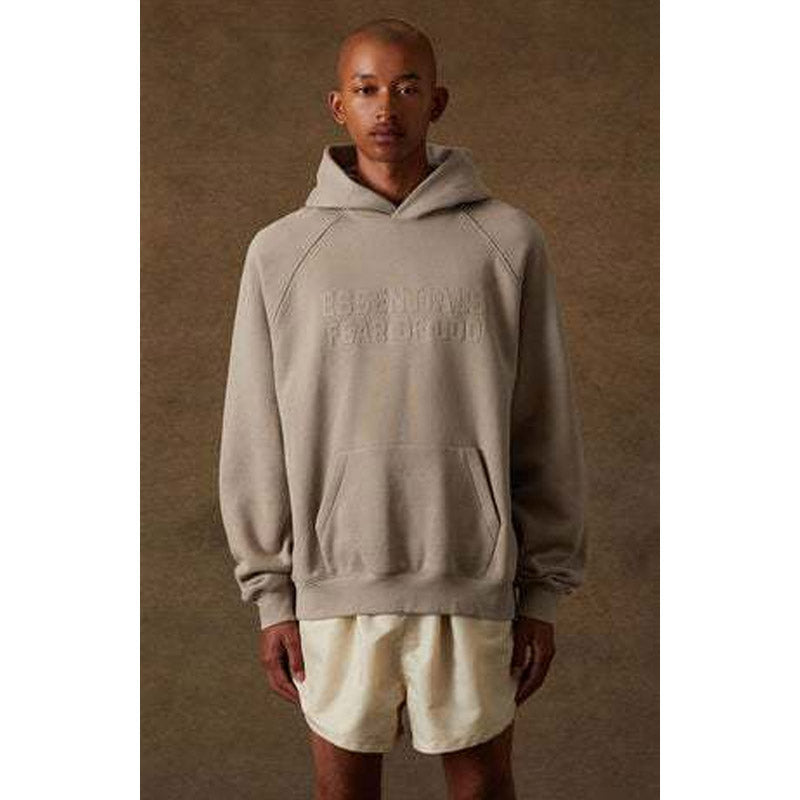 Fog Essentials Hoodie Unisex Flocking Logo Loose Hooded Sweater