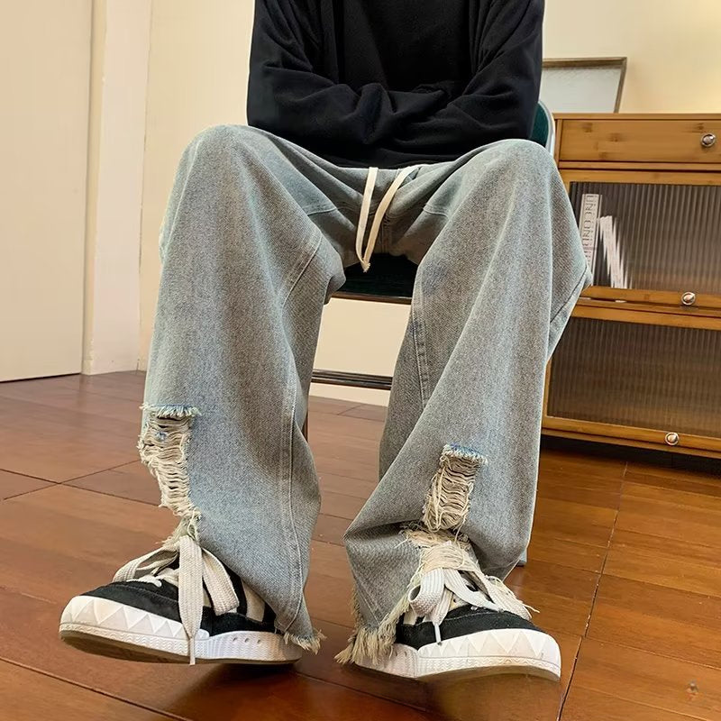 Men Jeans Skinny Jeans Summer plus Size Casual Pants