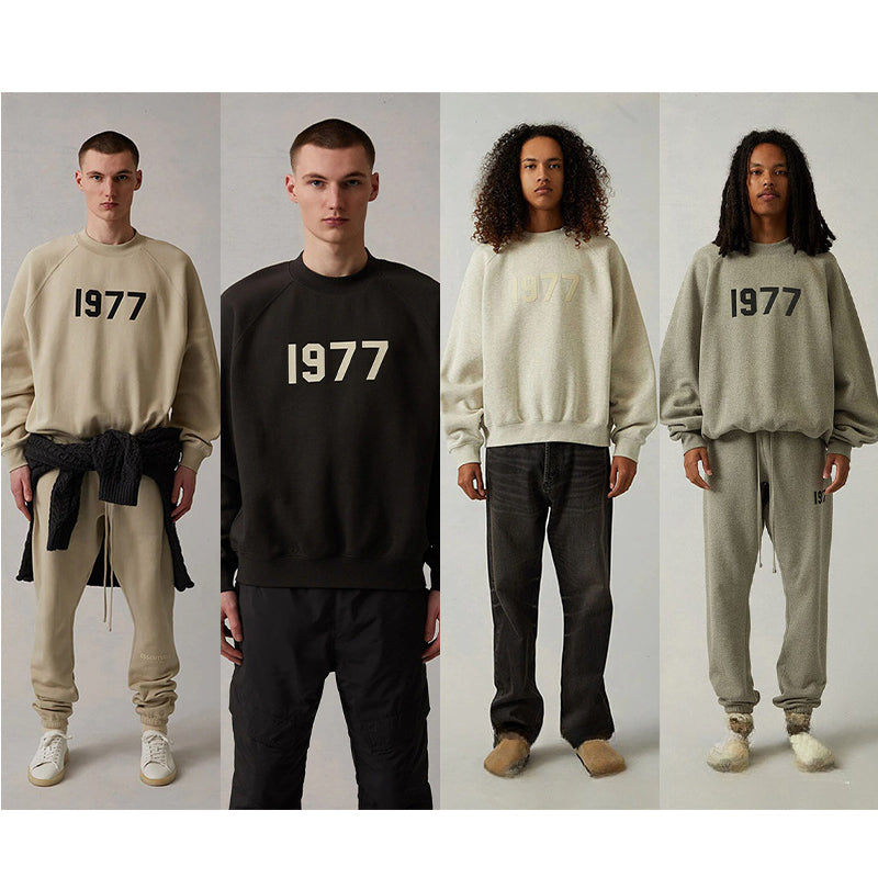Fog Essentials Sweatshirt Unisex Crew Neck Loose Fleece Sweater