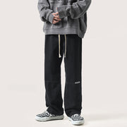 Men Jeans Spring and Autumn Straight Retro Wide-Leg Pants