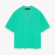 Fog Essentials T shirt Offset Logo Loose V-neck T shirt
