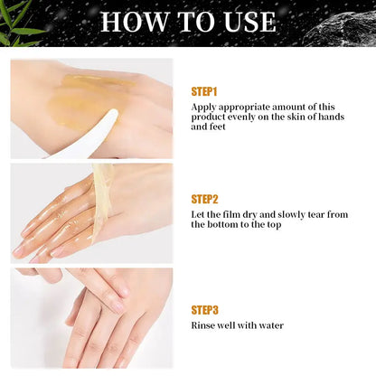 Vitamin C & Turmeric Hand and Foot Peel Mask – Moisturizing & Brightening Treatment