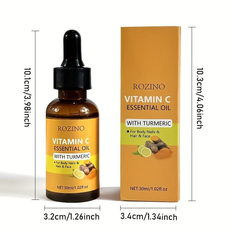 ROZINO Turmeric Face Mask Set - Brightening, Hydrating & Oil Control