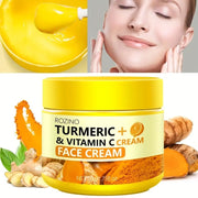ROZINO Turmeric Face Mask Set - Brightening, Hydrating & Oil Control