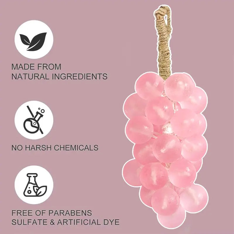 Purple Grape Soap on a Rope - Decorative Aromatic Artisan Bar