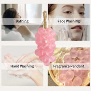 Purple Grape Soap on a Rope - Decorative Aromatic Artisan Bar