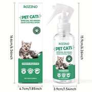 ROZINO Green Power Cat Spray - Odor-Free & Natural Grooming Spray