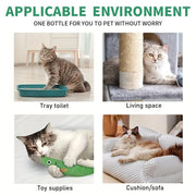 ROZINO Green Power Cat Spray - Odor-Free & Natural Grooming Spray