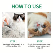 ROZINO Green Power Cat Spray - Odor-Free & Natural Grooming Spray