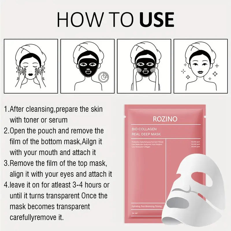 ROZINO Beauty One-Piece Facial Mask - Skincare Face Mask