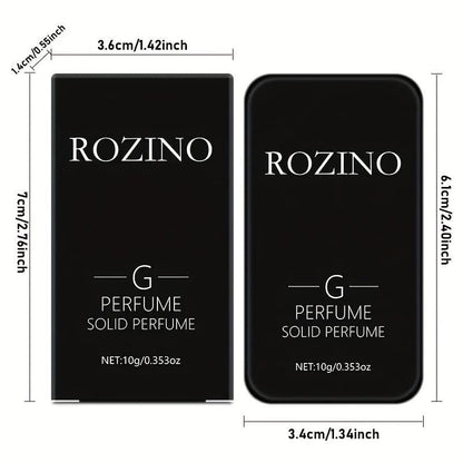 Perfume Women, Body Spray,Fragrance for Men & Women Long Lasting Scent Non-Greasy Perfume Wax Solid Perfumes for Body Application (Black, 7cm)