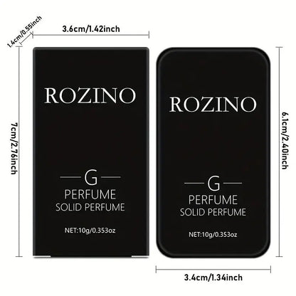Perfume Women, Body Spray,Fragrance for Men & Women Long Lasting Scent Non-Greasy Perfume Wax Solid Perfumes for Body Application (Black, 7cm)