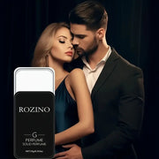 ROZINO Solid Perfume Wax - Unisex Long Lasting Fragrance, Black 7cm