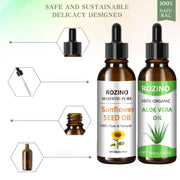 Rozino Pure Aloe Vera Essential Oil - Hair Treatment & Fragrance, 100ml