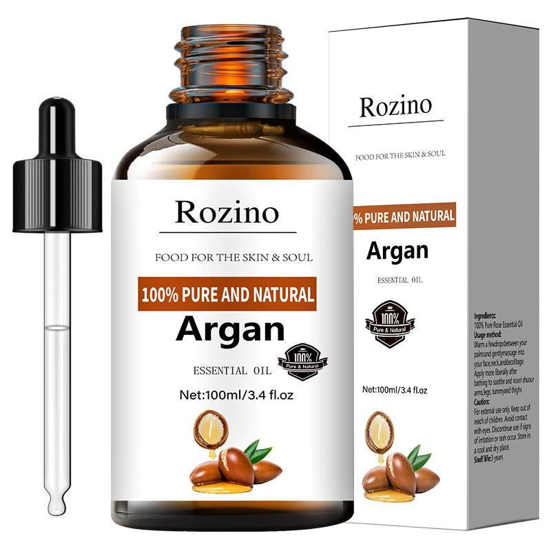 Rozino Pure Natural Argan Oil Hair Serum with SPF 15 - Curly Hair Treatment