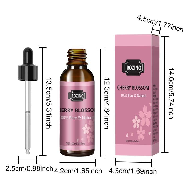 Rozino Pure Natural Cherry Blossom Oil for Curly Hair Care - 100ml