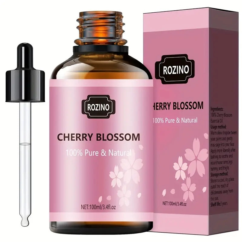 Rozino Pure Natural Cherry Blossom Oil for Curly Hair Care - 100ml