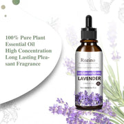 Rozino Pure Natural Lavender Essential Oil - Scalp & Skin Soothing Serum, 100ml