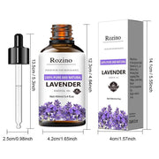 Rozino Pure Natural Lavender Essential Oil - Scalp & Skin Soothing Serum, 100ml