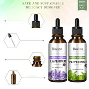 Rozino Pure Natural Lavender Essential Oil - Scalp & Skin Soothing Serum, 100ml